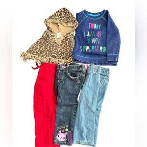 toddler girl fall/winter cloths lot size 2t Gymboree, Cat&Jack, Jumping Beans
